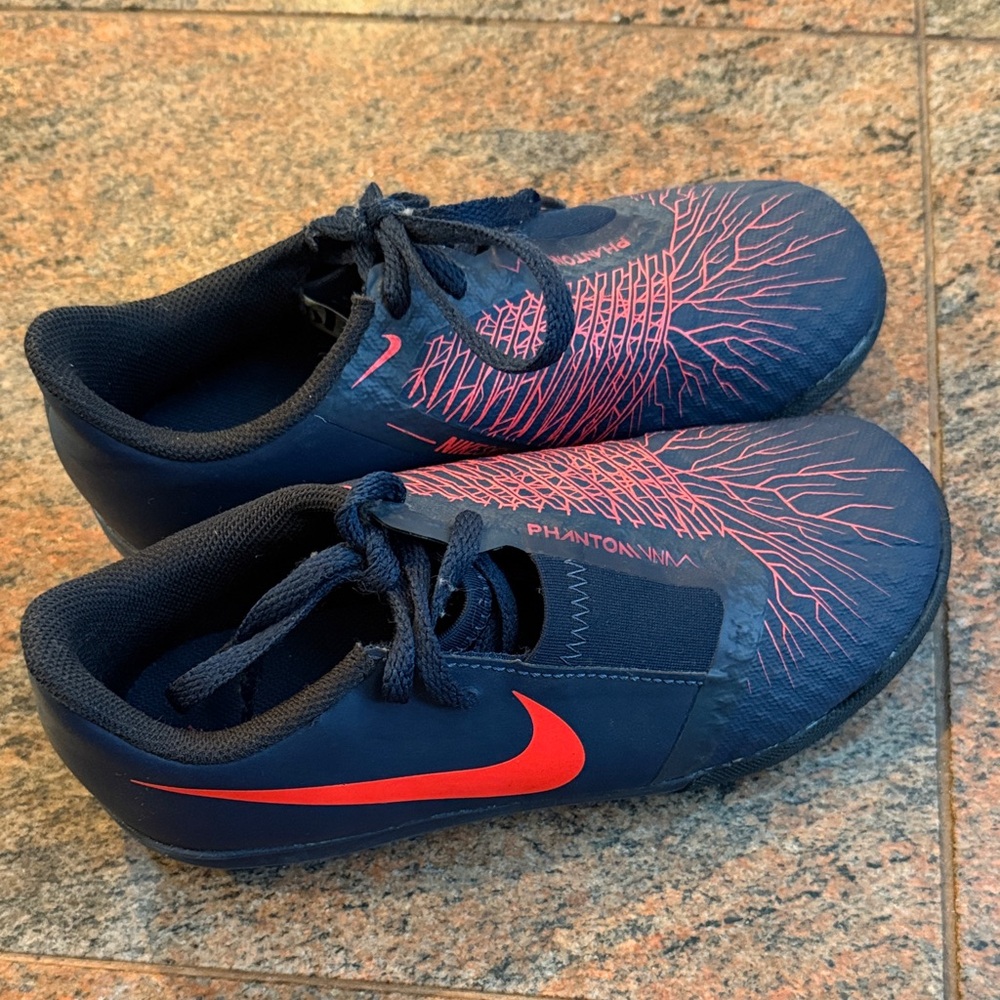 Nike Kids Phantom Venom Sneakers - Navy and Red